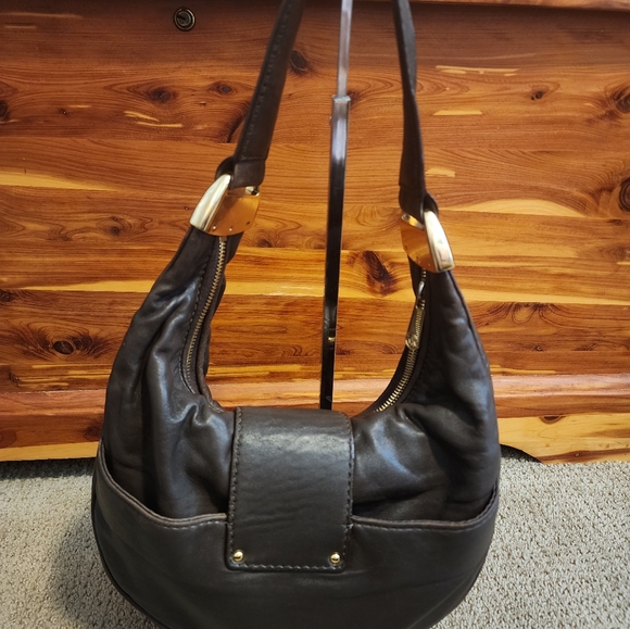 Michael Kors Brown Soft Leather Morgan Hobo Purse - Picture 2 of 12